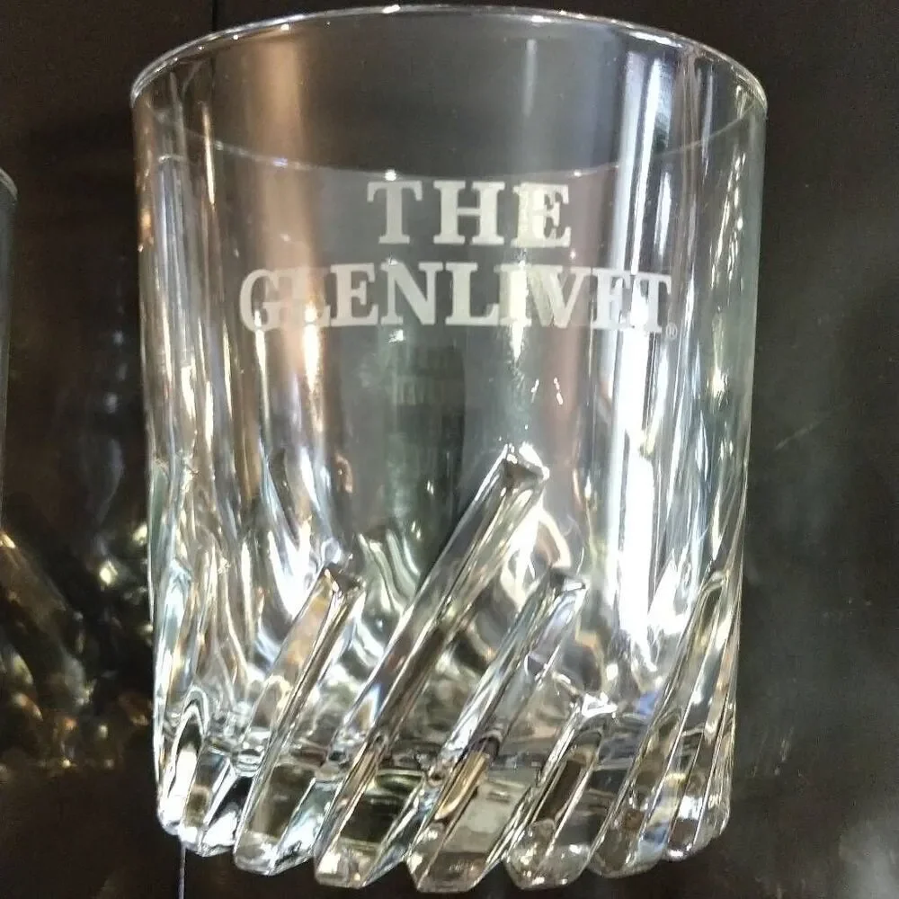 2 The Glenlivet Whiskey Rocks Glasses